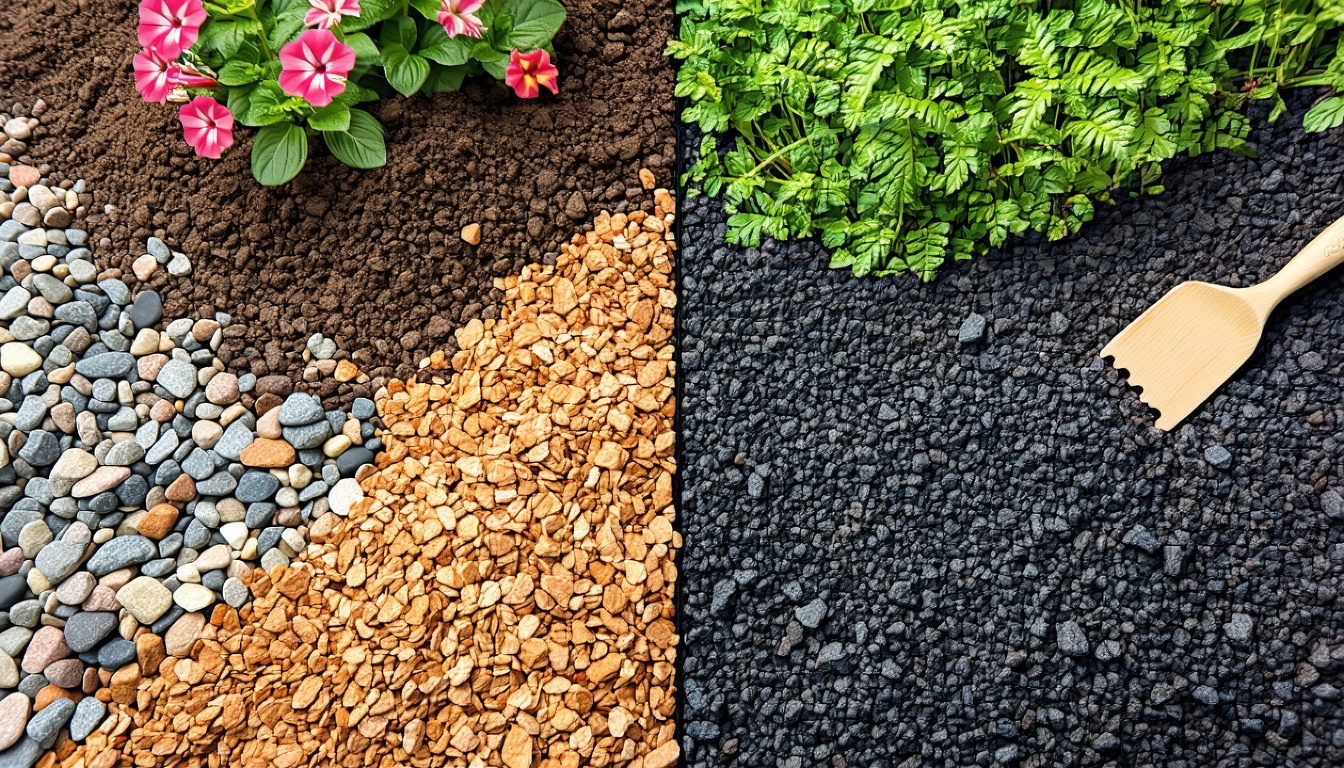 decorative gravel vs. traditional mulch: which is better?